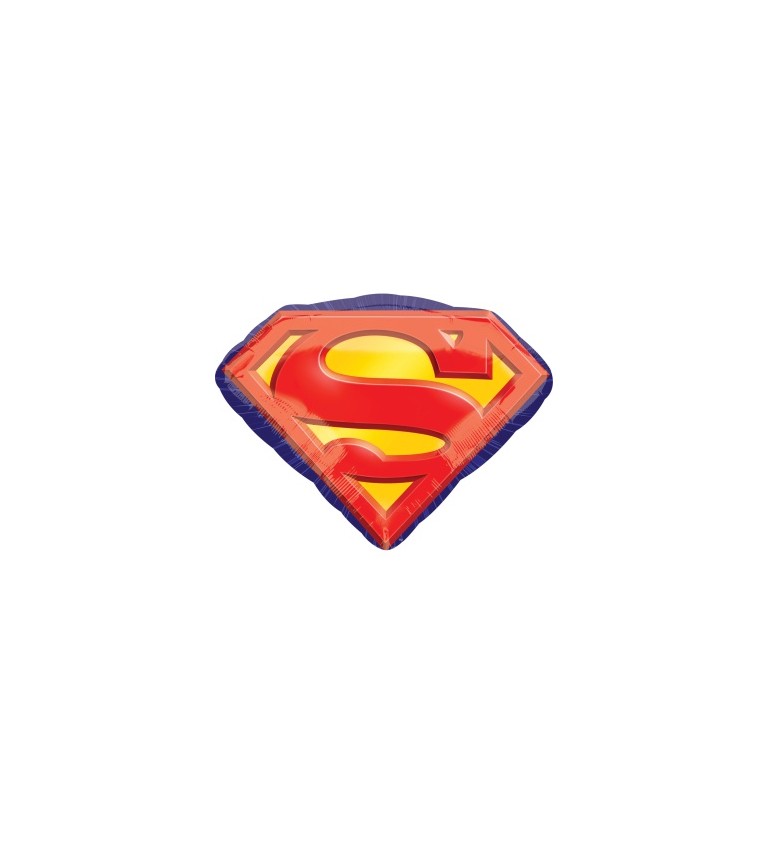 Fóliový balónek s motivem Supermanova loga