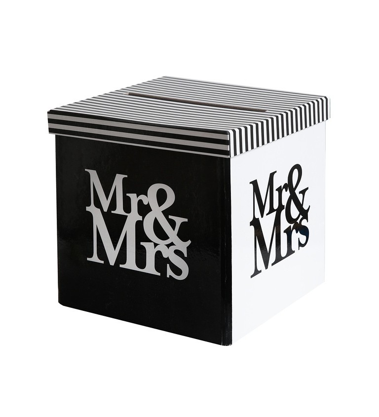 Bílo-černý box - Mr&Mrs
