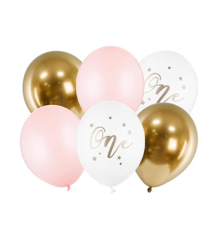 Set latexových balónků - první narozeniny ONE