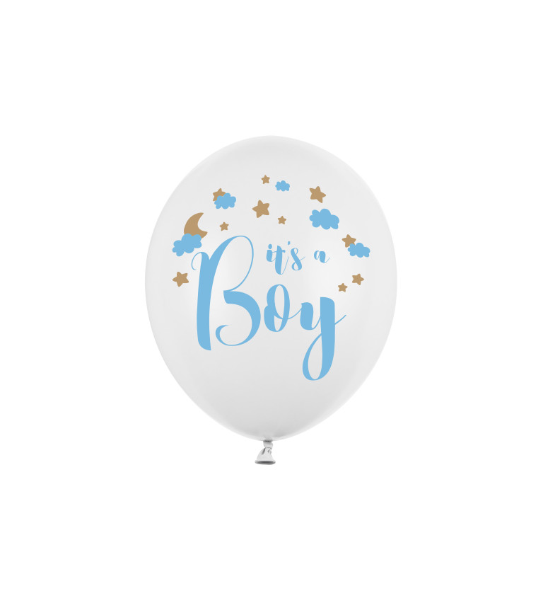 Bílý balónek - it's a boy