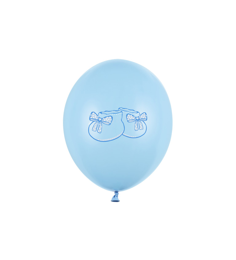 Balónky 50ks - modré s potiskem