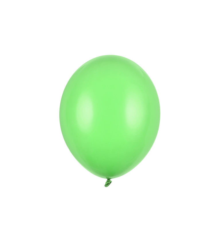 Světle zelené balónky
