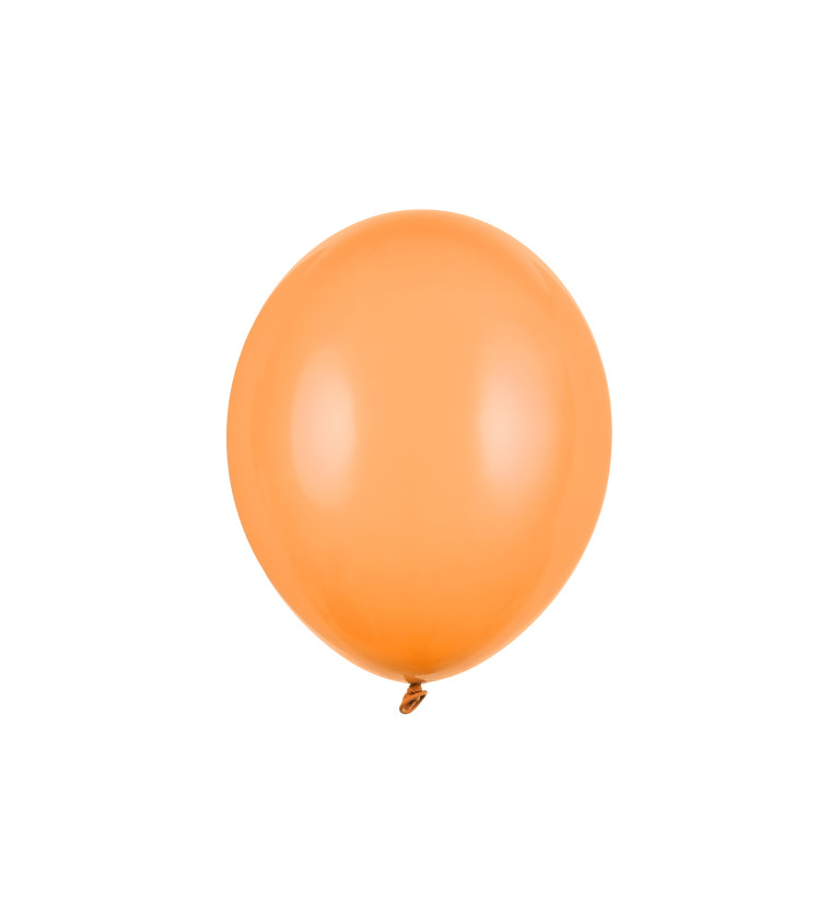 Balónek pastelový oranžový - 10 ks