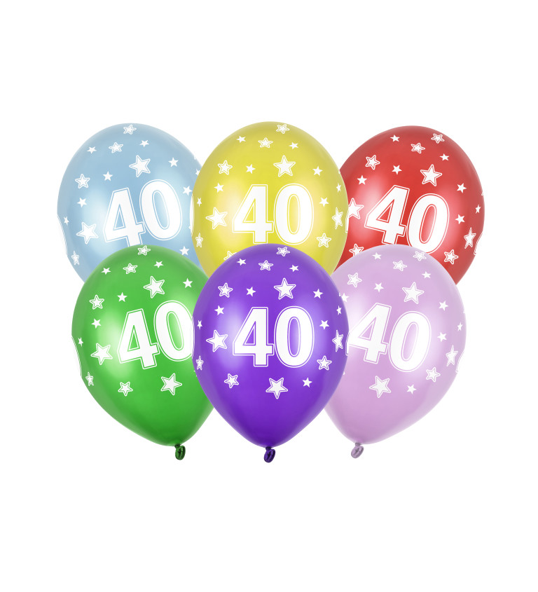 Balónek - číslo 40
