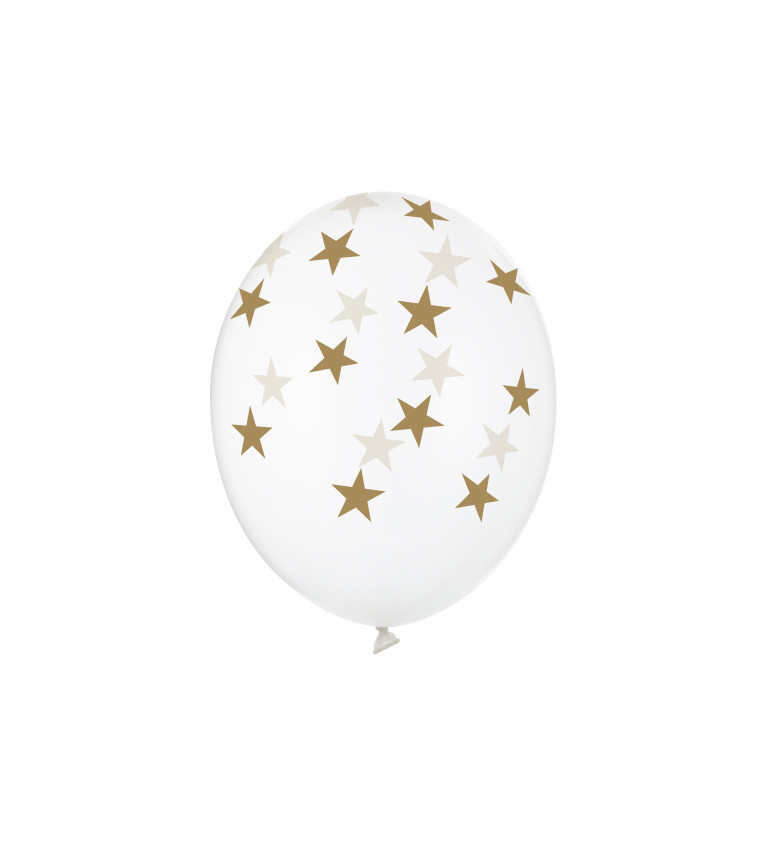 Latexové balónky s hvězdičkami