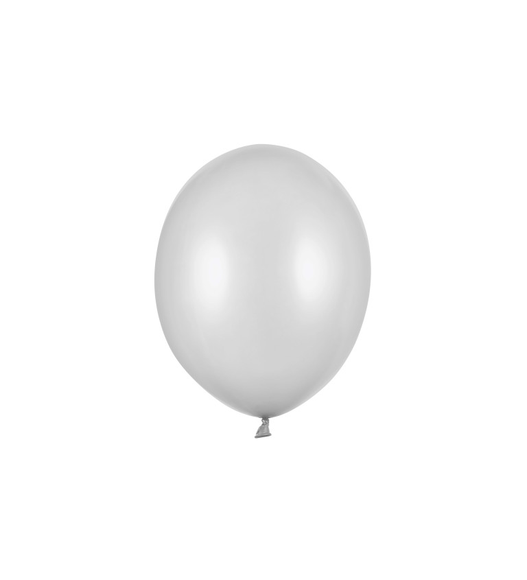 Latexový balónek - stříbrný