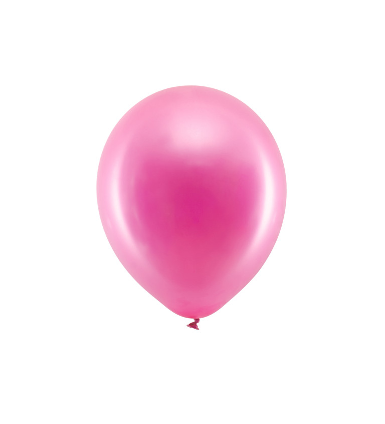 Rainbow balonky - hot pink