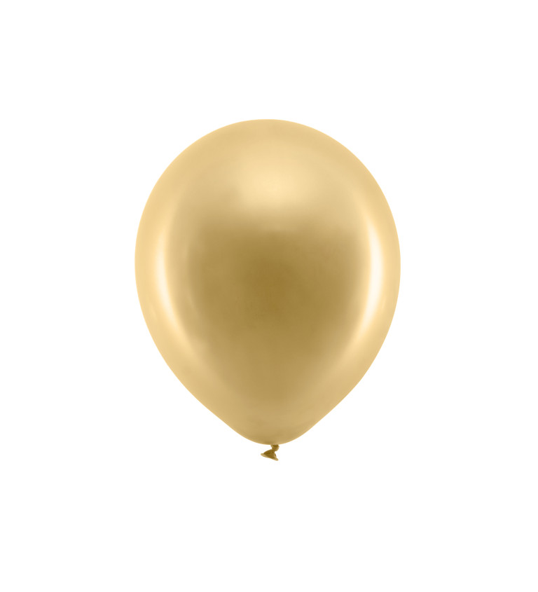 Latexové zlaté balónky