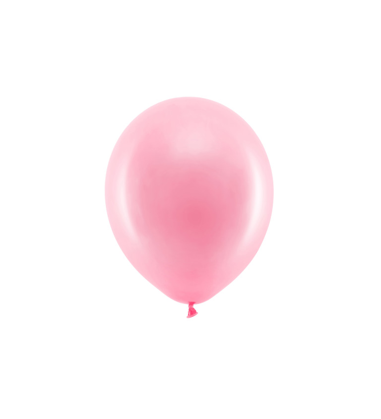Pastelovo-růžový  balónek