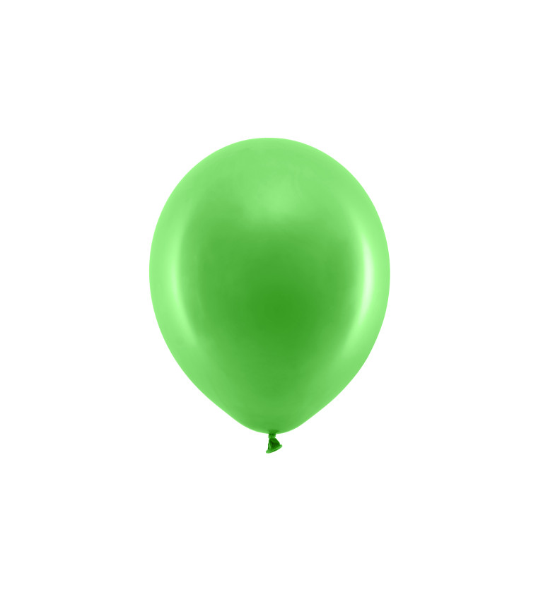 Pastelově zelené balónky