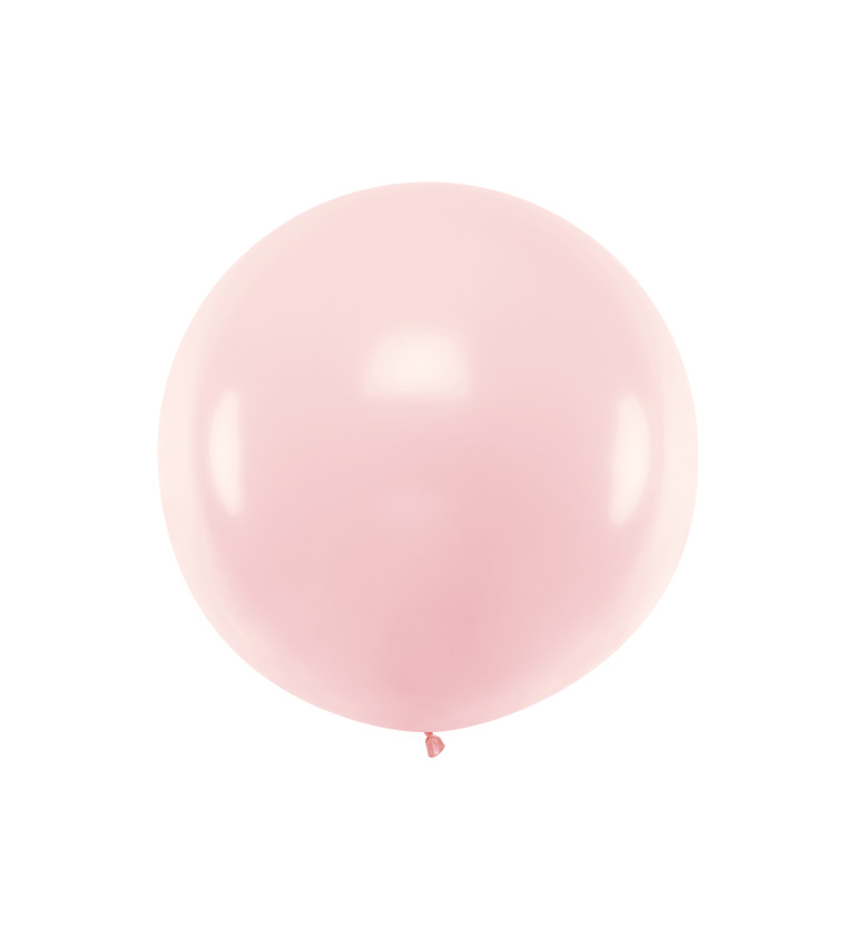 Jumbo balón -  světle růžový