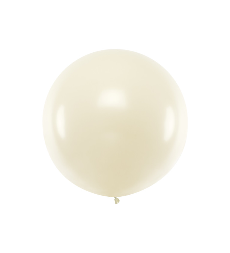 Jumbo bílý balónek