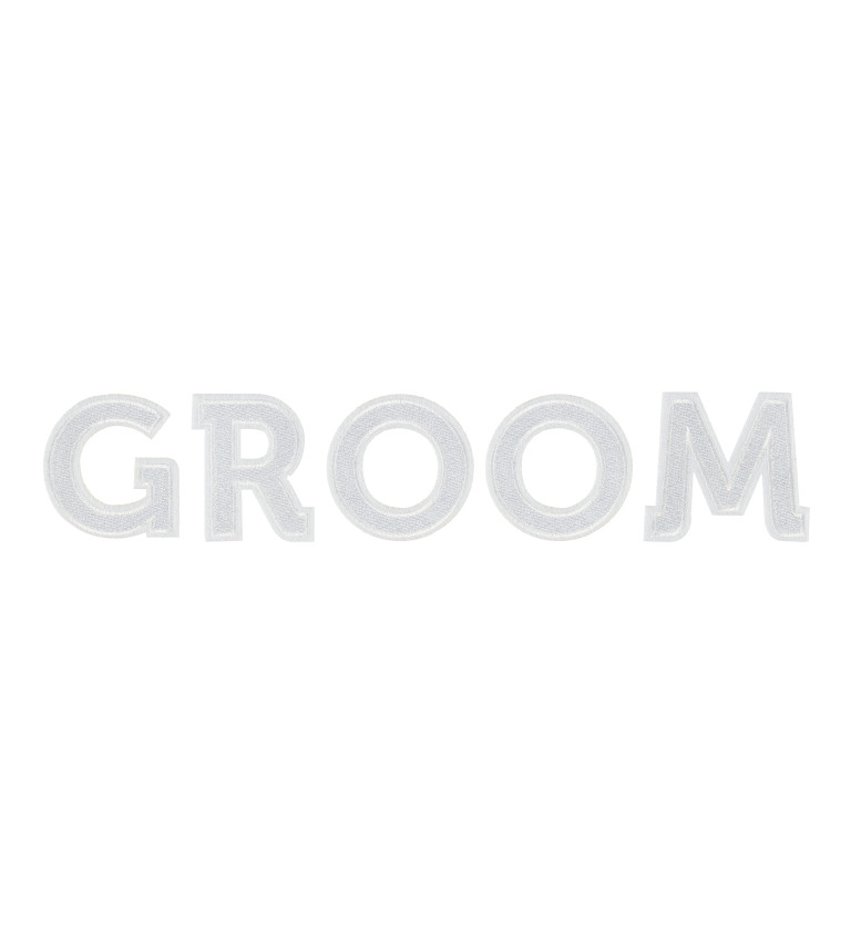 Nápis na nažehlení - Groom