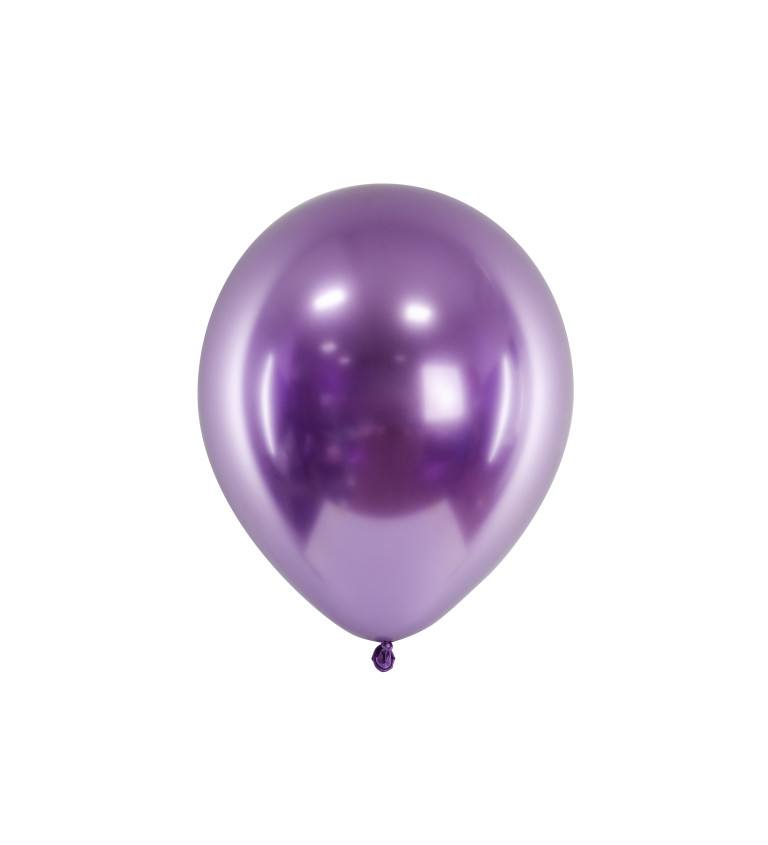 Chromovo-fialový balonek