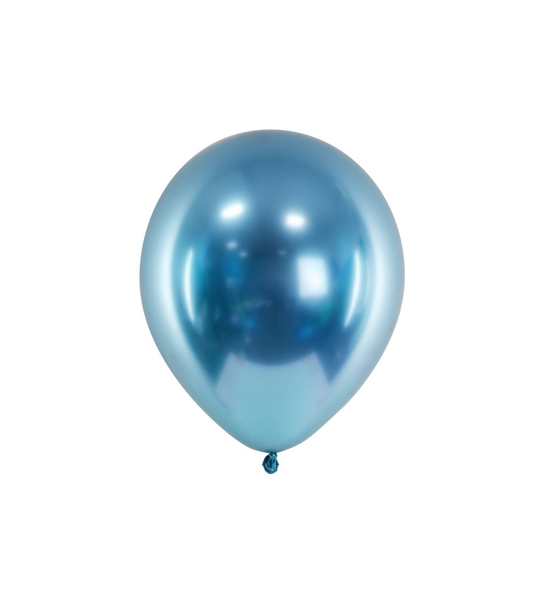 Balónek Glossy modrý