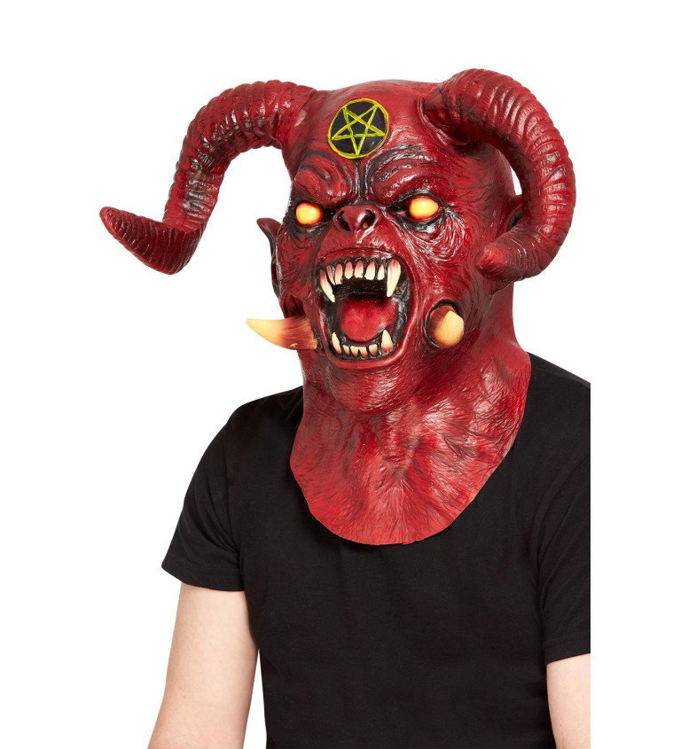 Satan strašidelná maska