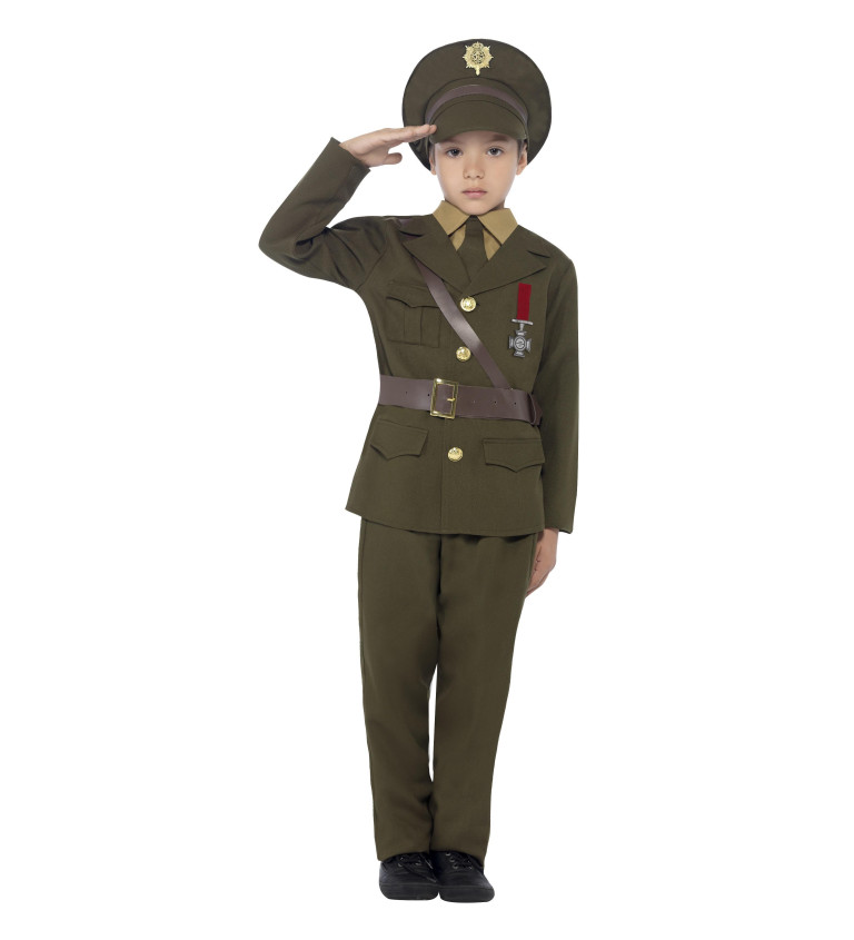 Dětský kostým vojenský důstojník