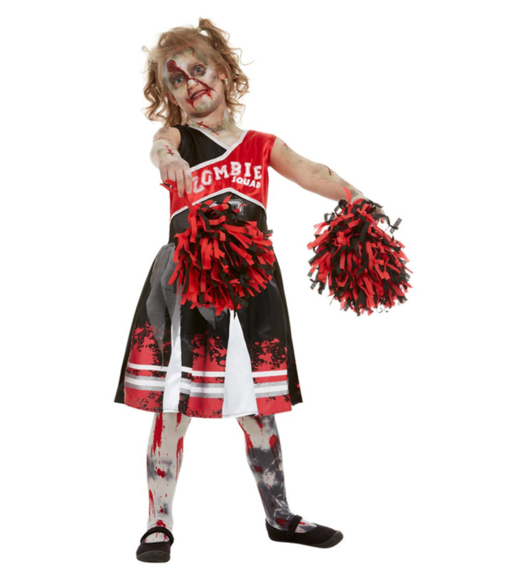 Dětský kostým - roztleskávačka zombie