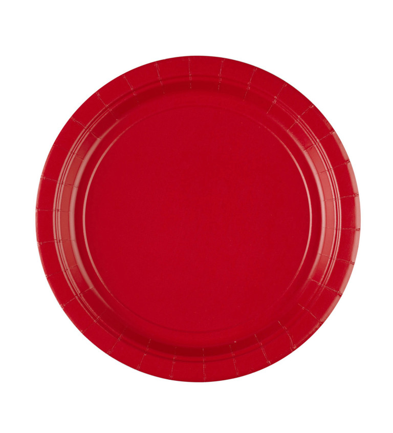 Červené talíře