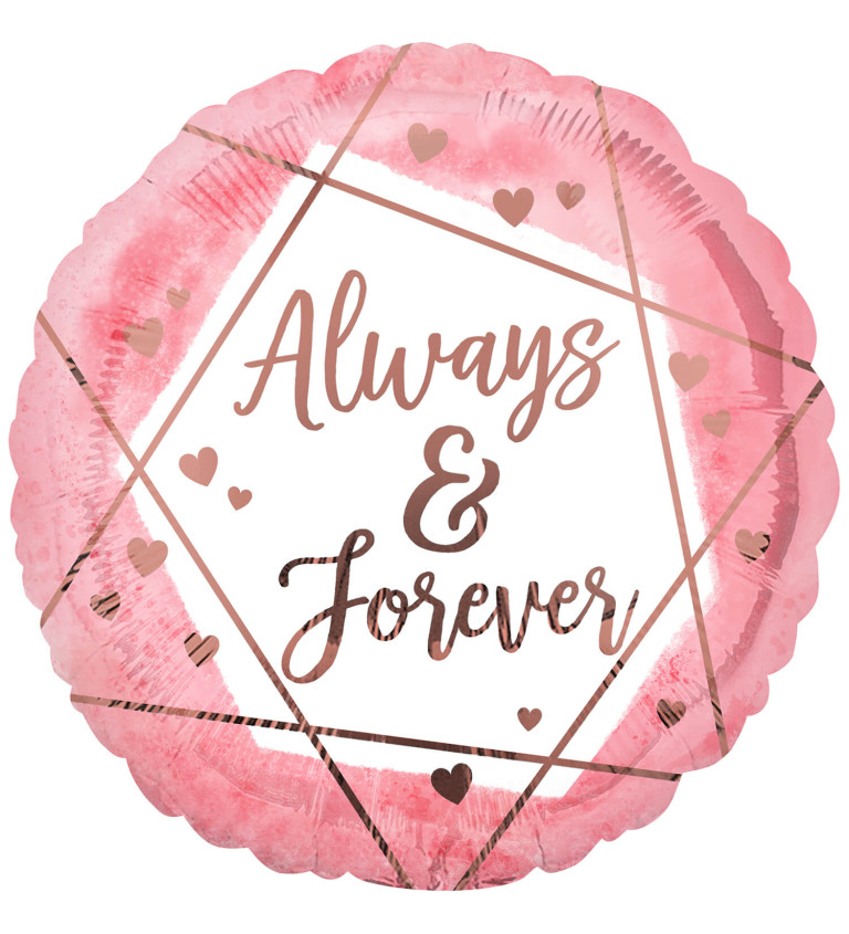Růžový balónek - Always Forever