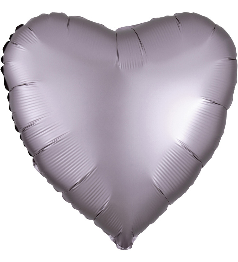 Balonek - stříbrné srdce