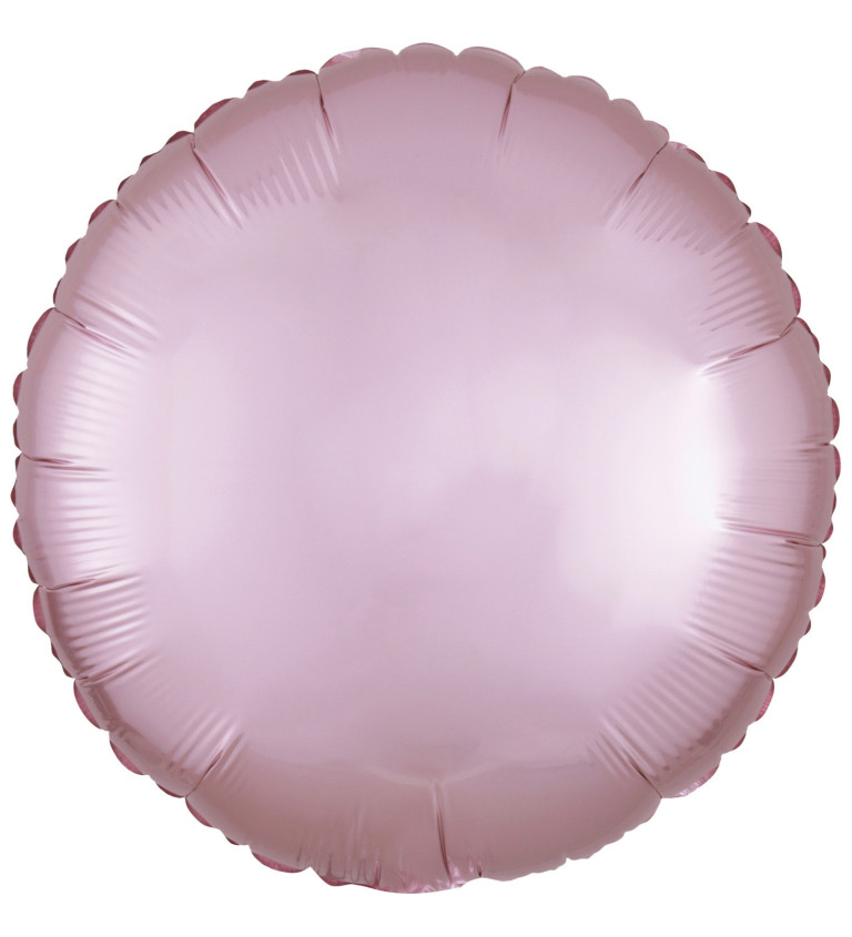Balonek kulatý - světle růžový