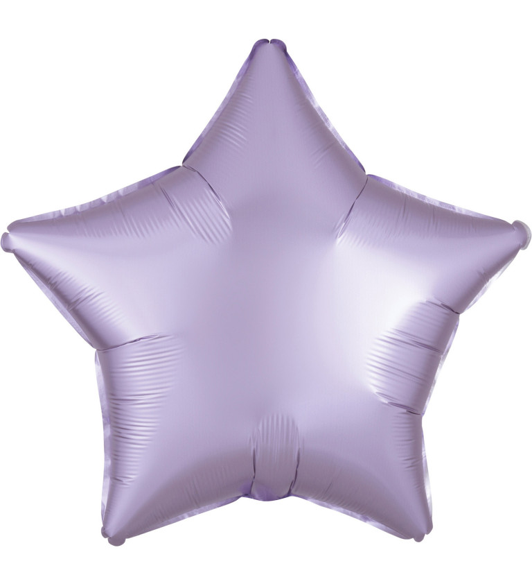 Balonek hvězda - fialová