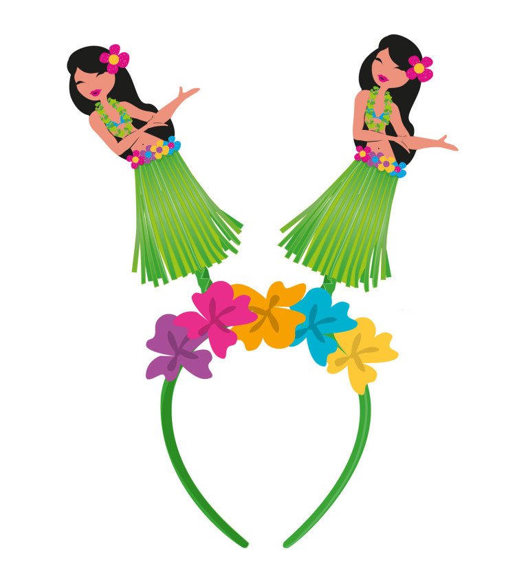 Čelenka havajská - Hula tanečnice
