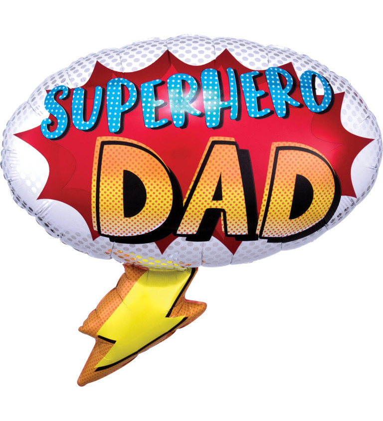Fóliový balónek - Superhero Dad