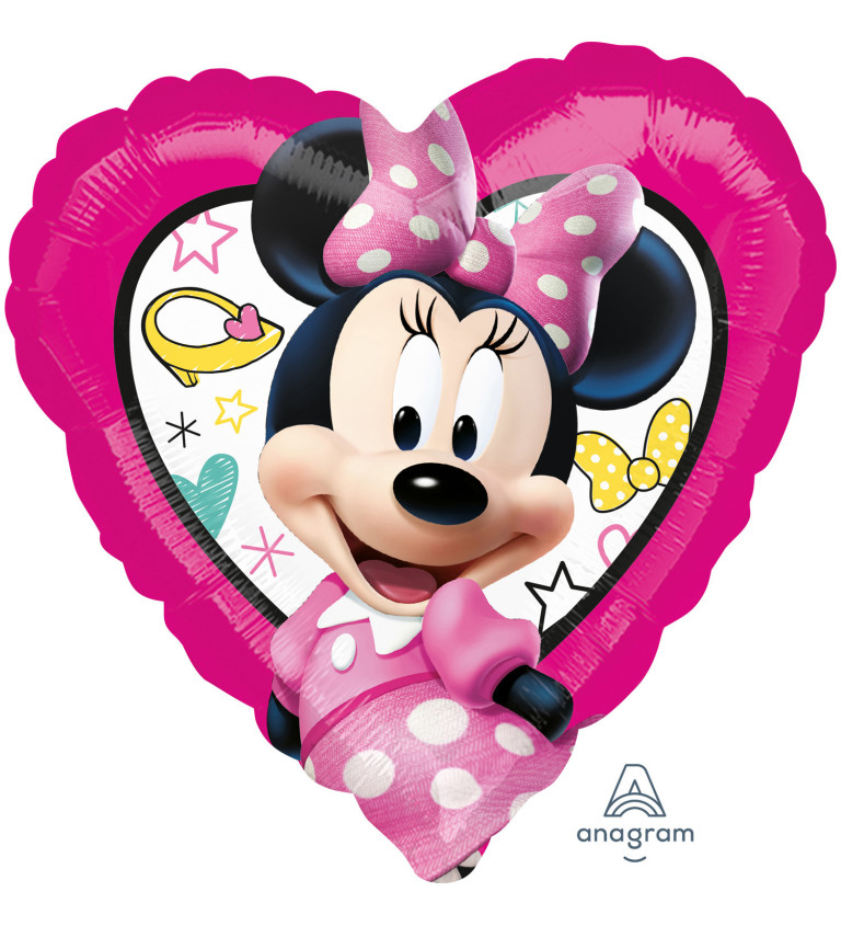 Balonek srdce - Minnie