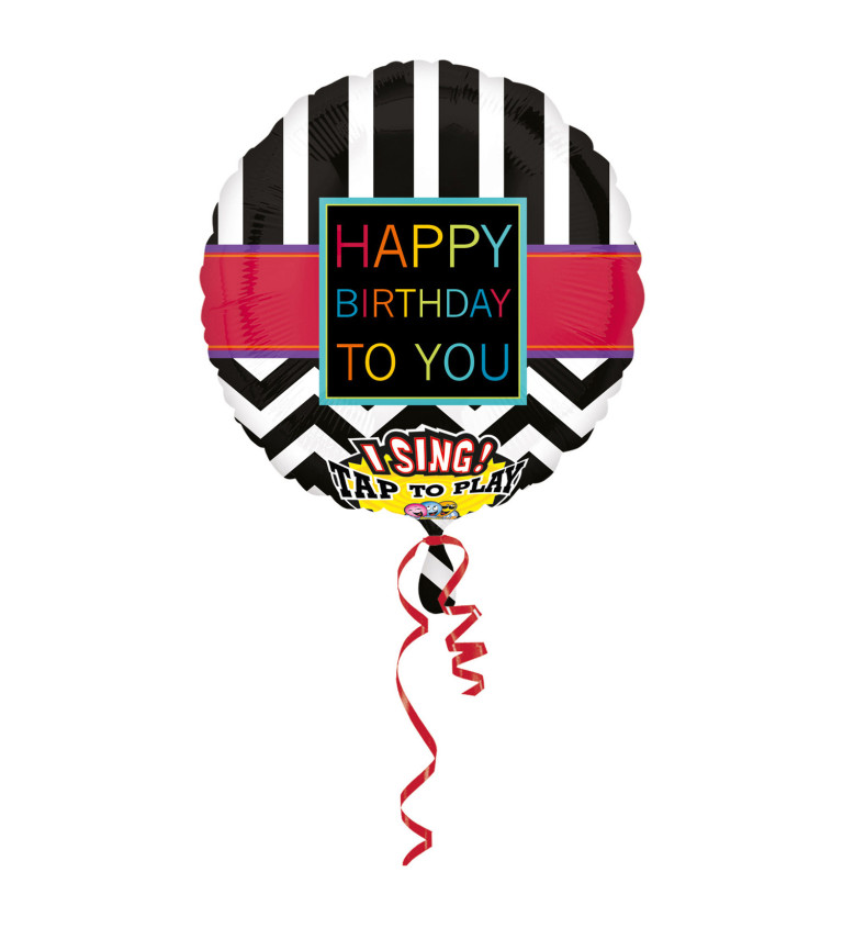 Zpívající balón - happy birthday to you
