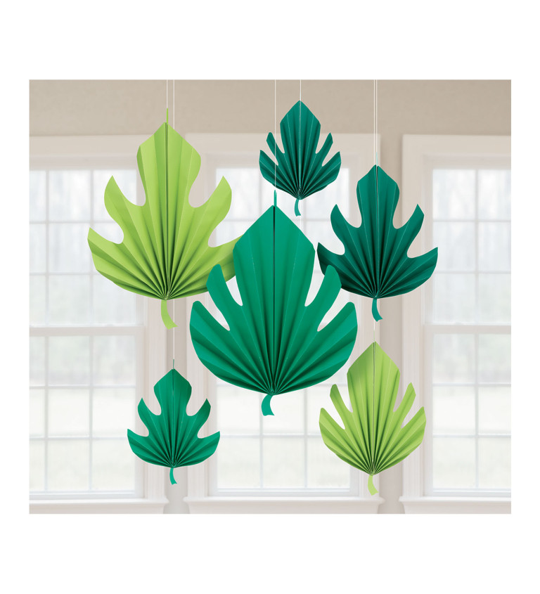 Závěsná dekorace - palmové listy