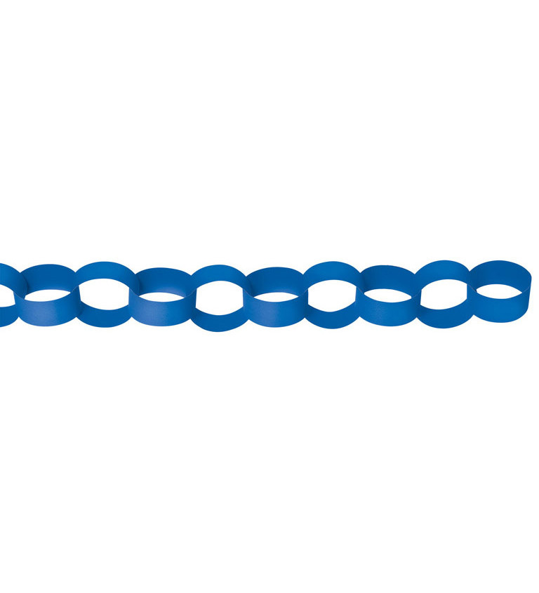 Girlanda modrý řetěz