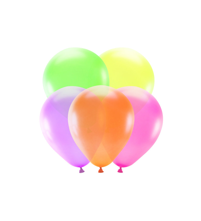 Neonový balónek sada