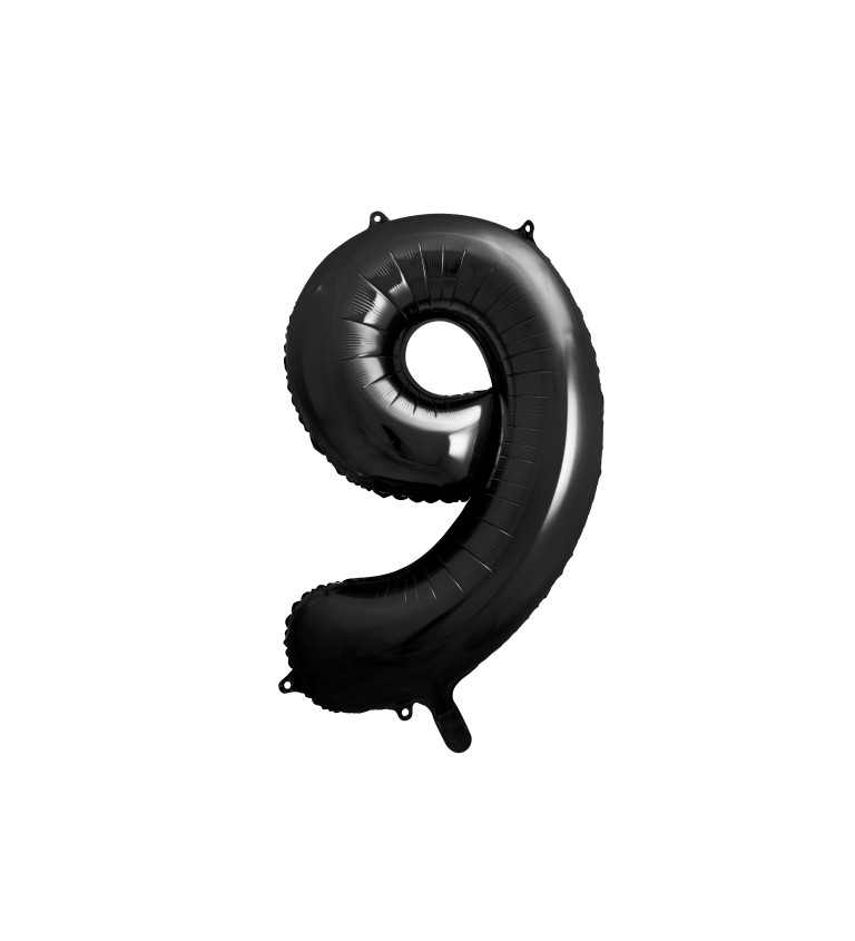Balonek ve tvaru čísla 9