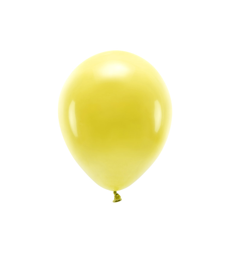 ECO balónek -  tmavě žlutý