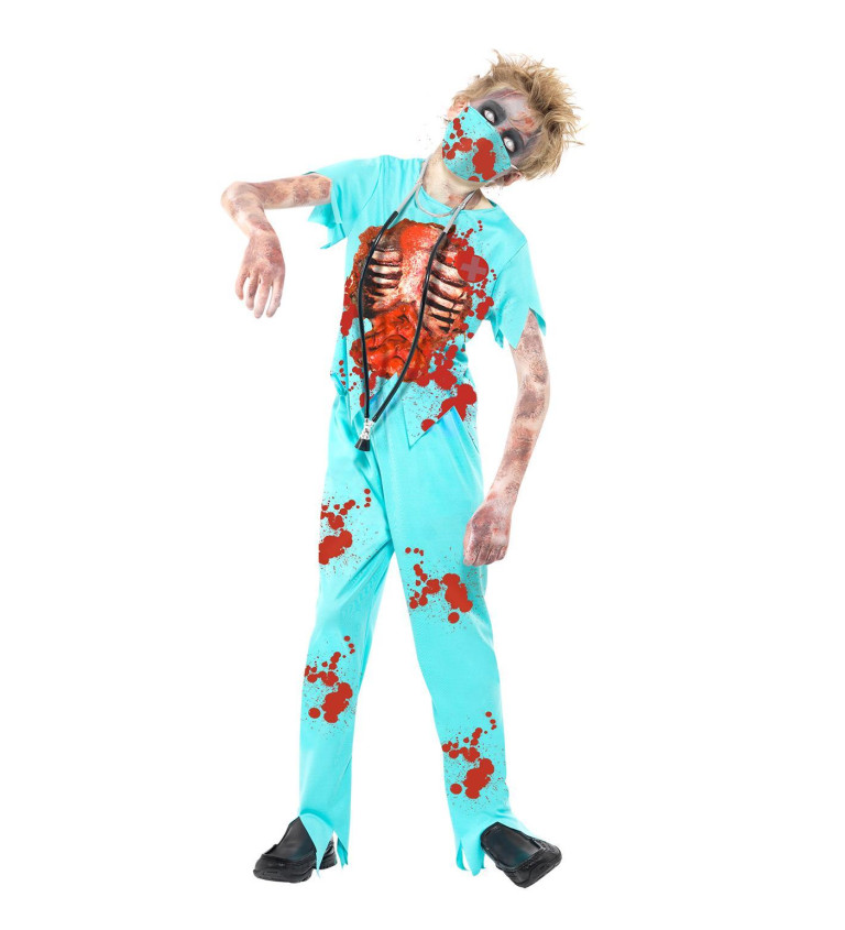 Dětský kostým zombie doktor