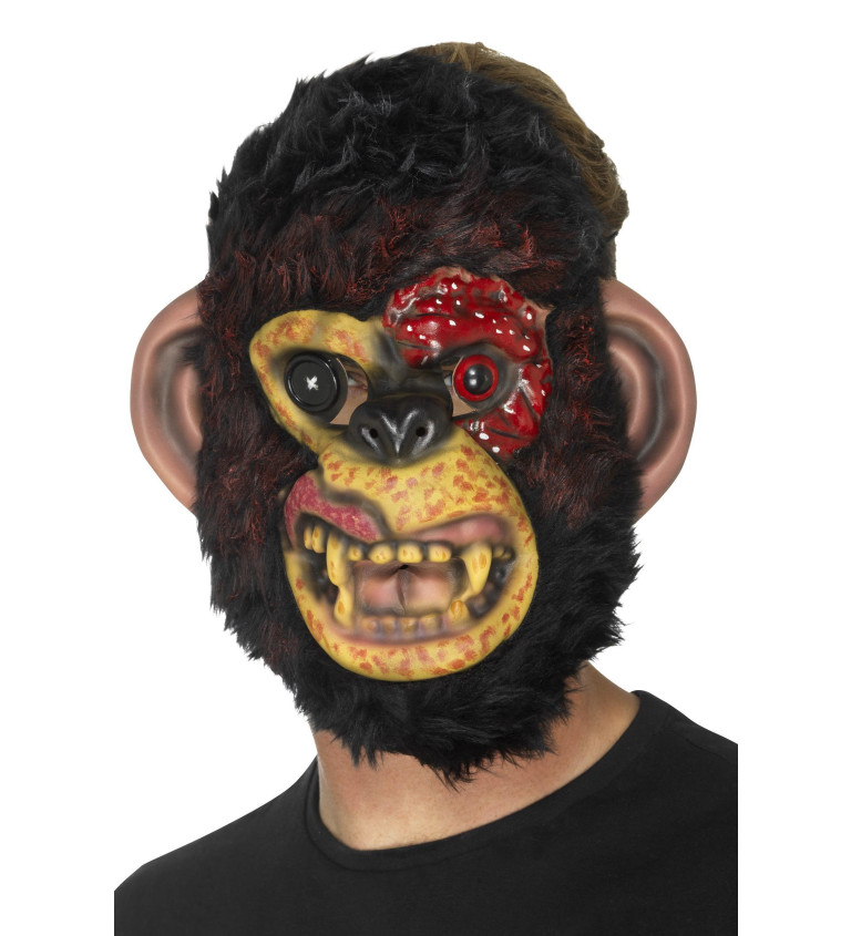 Opičí zombie maska
