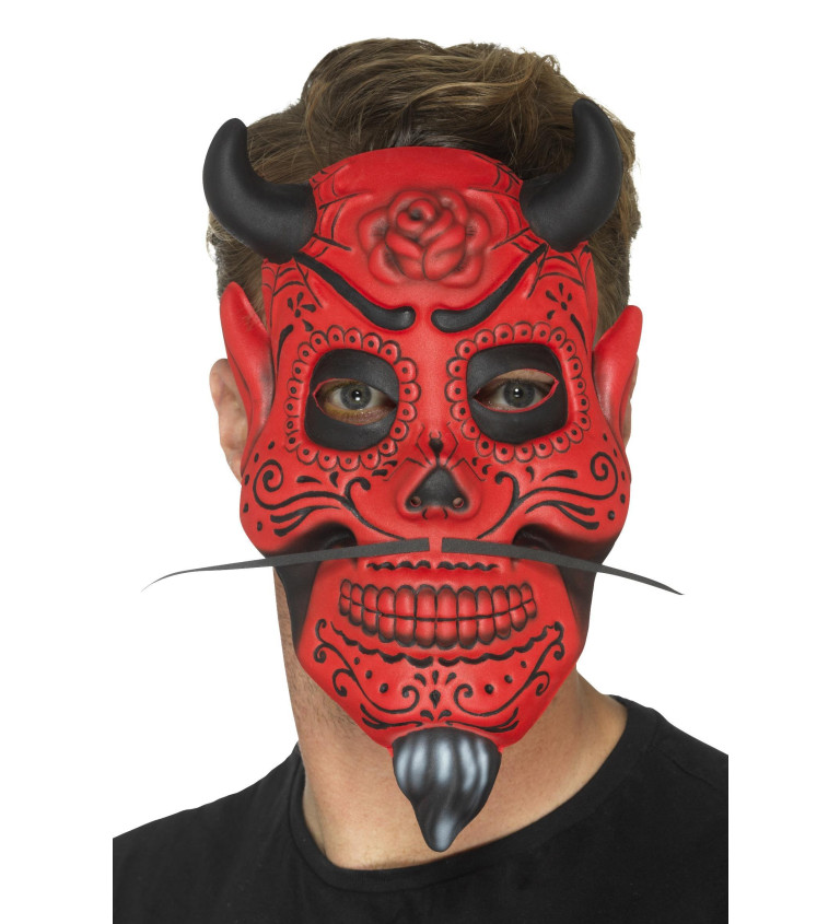 Ďábel červená maska