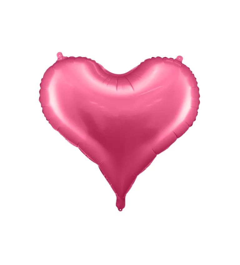 Balónek - srdce, růžový