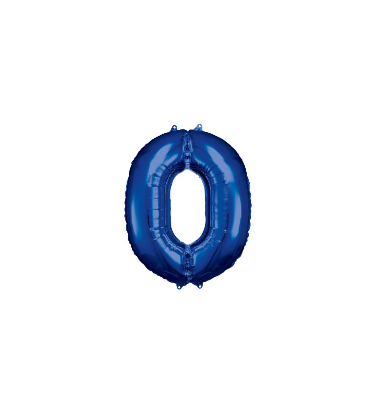 Modrý fóliový balónek 0