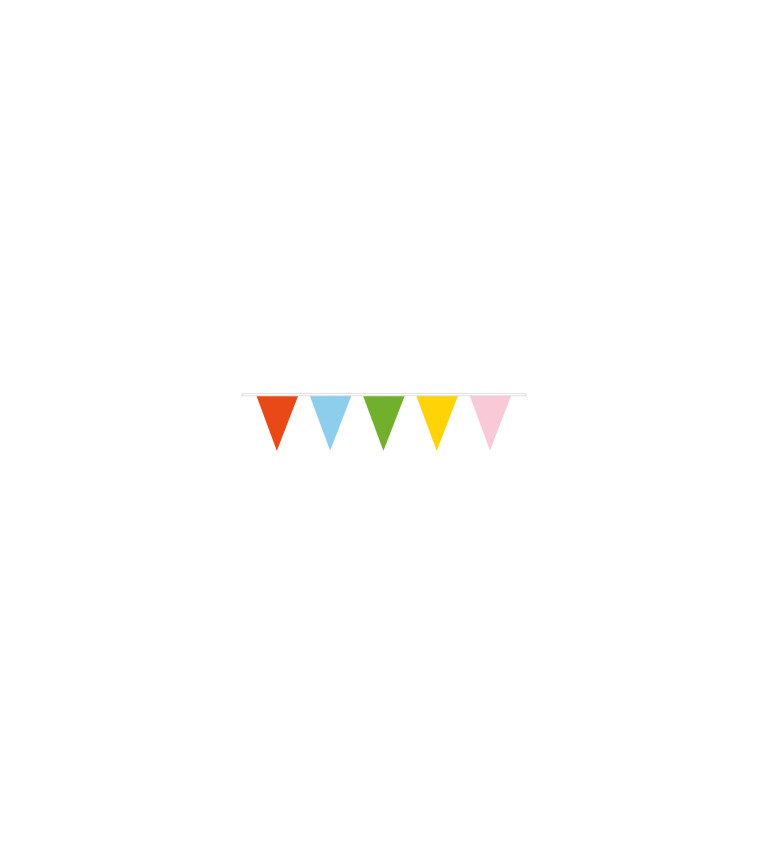 Girlanda barevná vlaječková