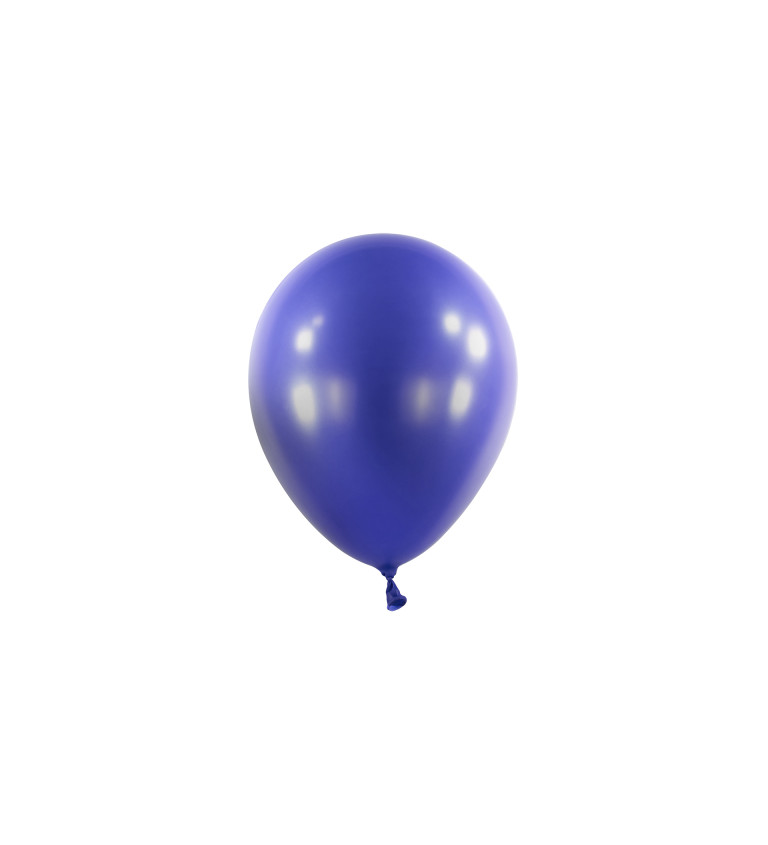 Tmavě modrý velký balónek