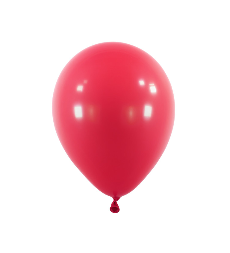 Červený latexový balón