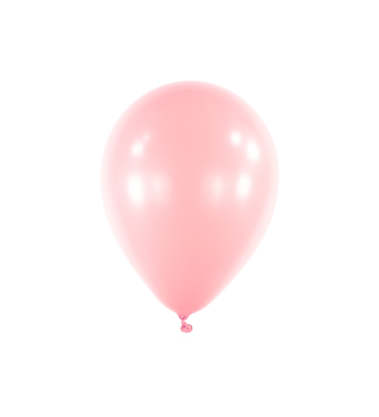 Latexový světle růžový balónek