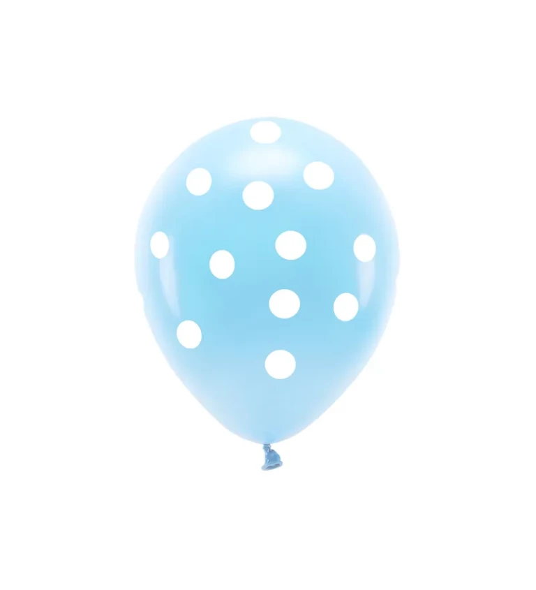 Balónek ECO - bílé tečky
