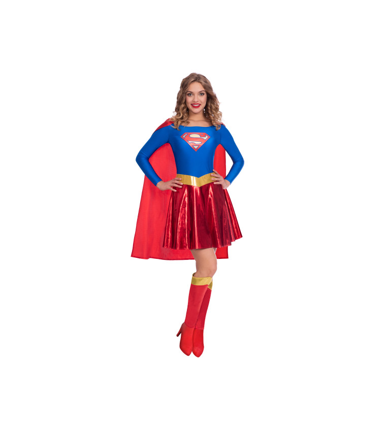 Dámský kostým odvážné Supergirl