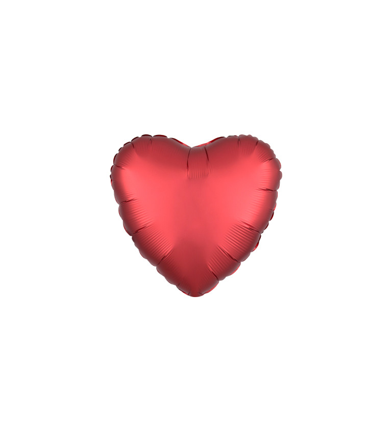 Balónek srdce červené