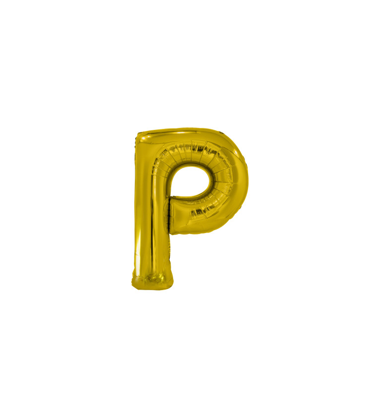 Fóliový zlatý balón P