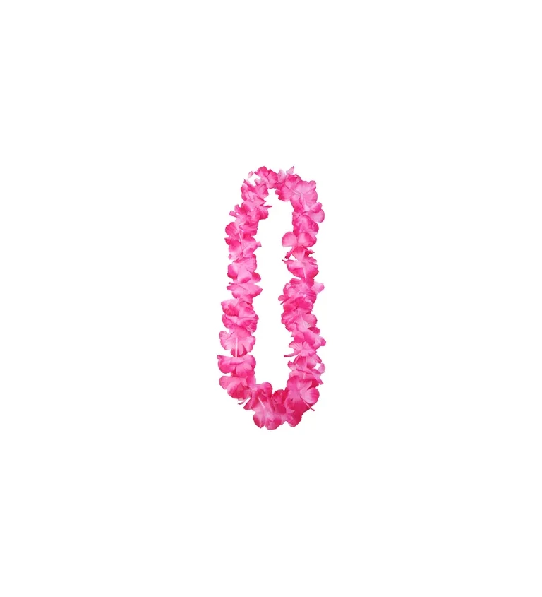 Havajský náhrdelník - růžový